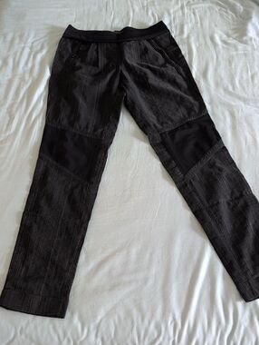 Beate Heymann Women's Black Cargo-Style Stretch Pants
